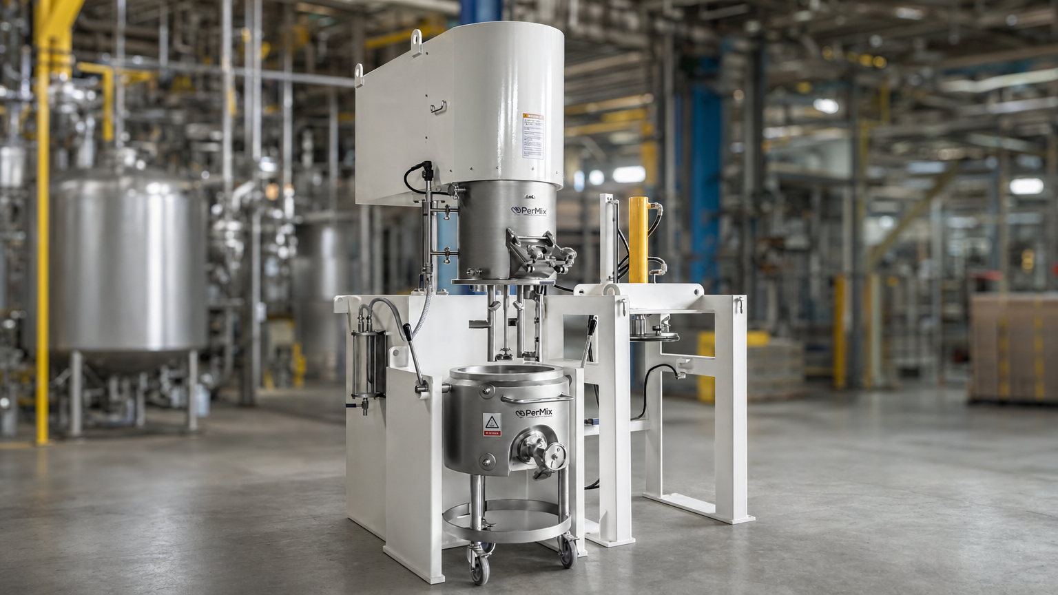 PerMix Double Planetary Mixer for high-viscosity paste mixing