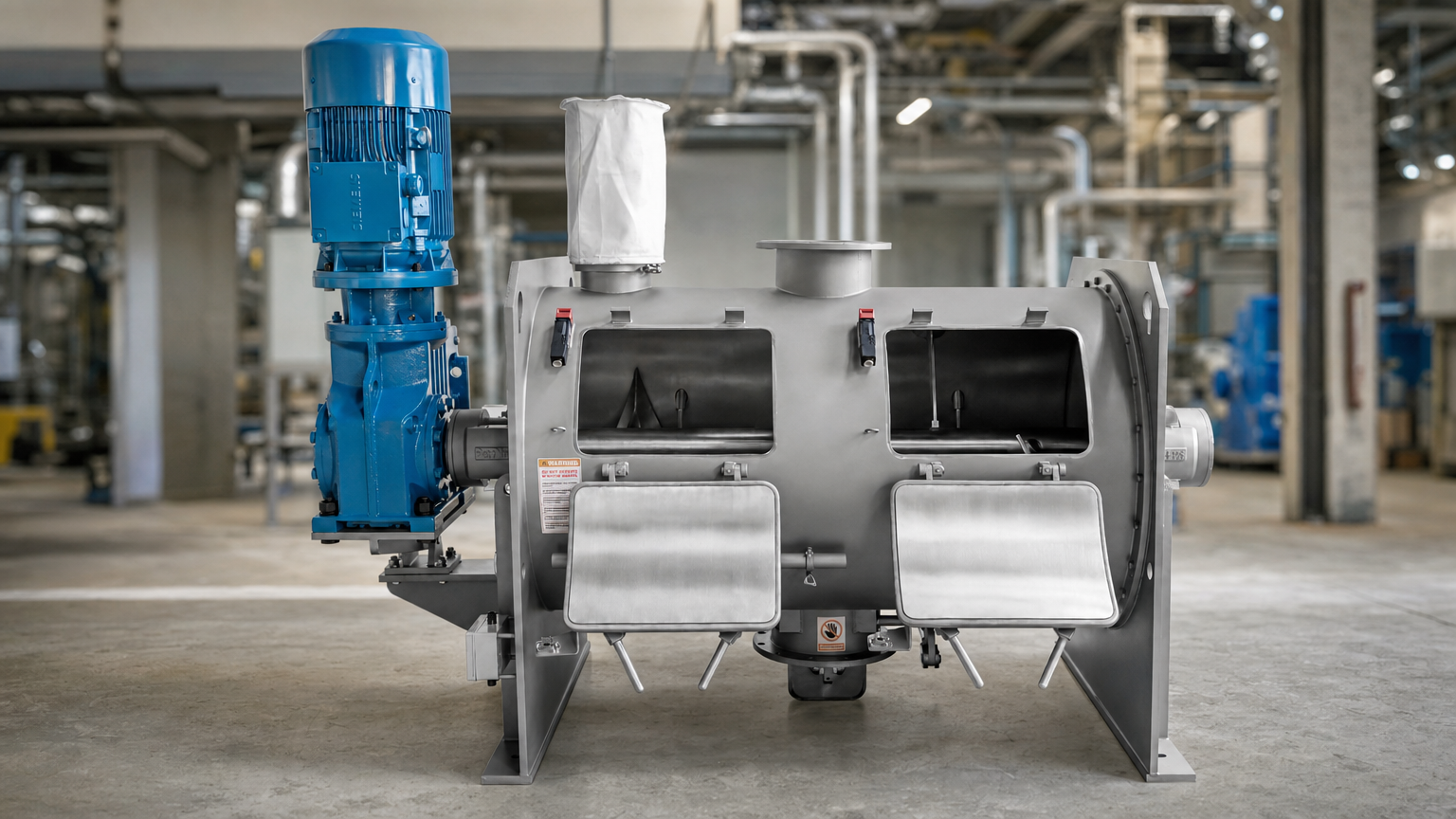 PerMix plow mixer for cohesive powder blending