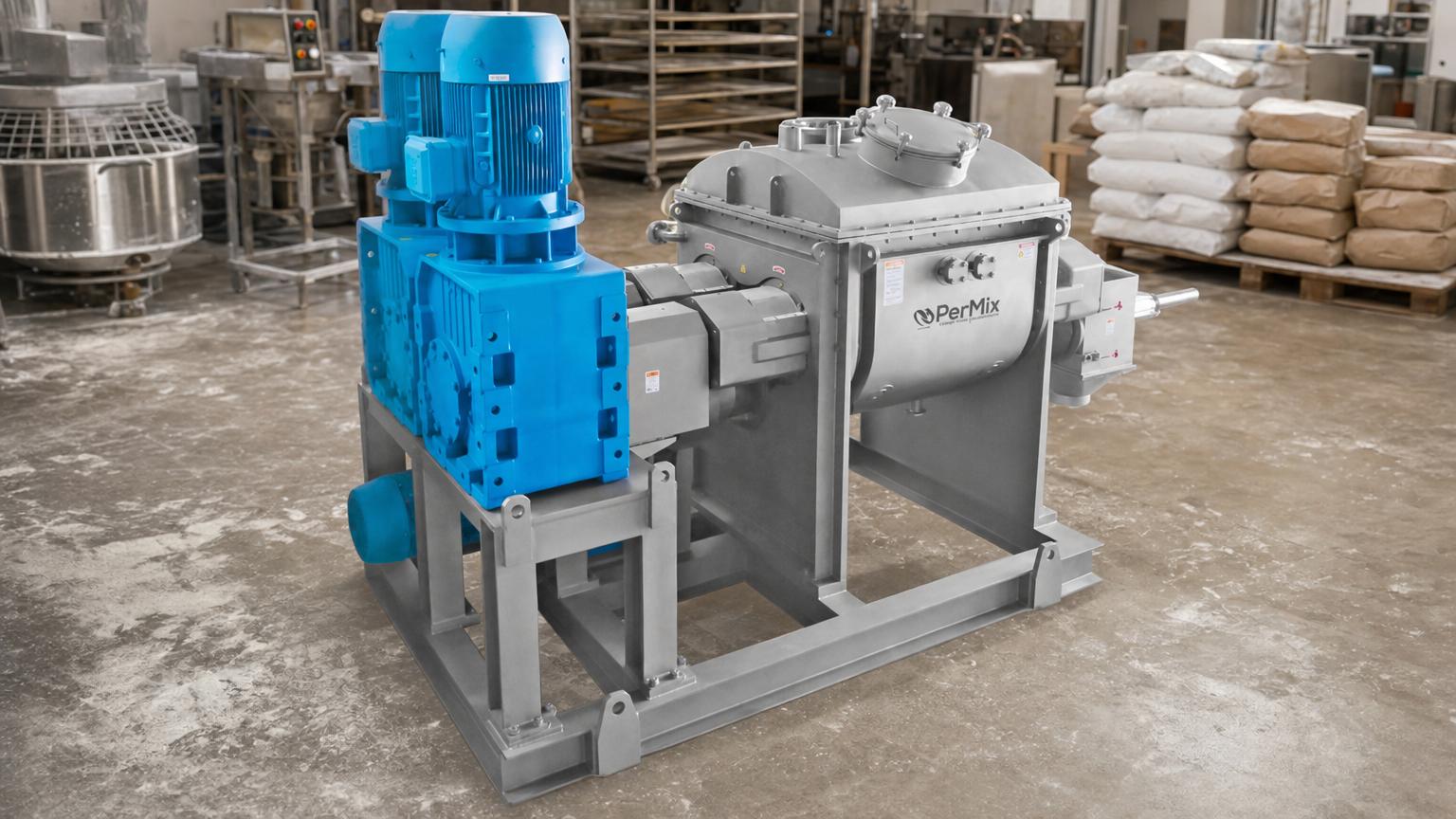 Industrial sigma mixer Z-blade kneader cover — PerMix