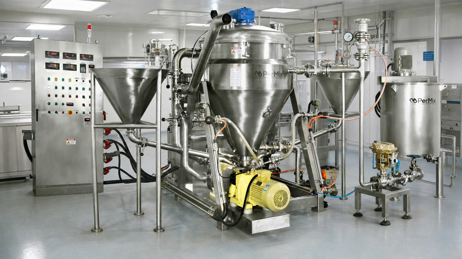 Industrial vacuum mixer process cover — PerMix