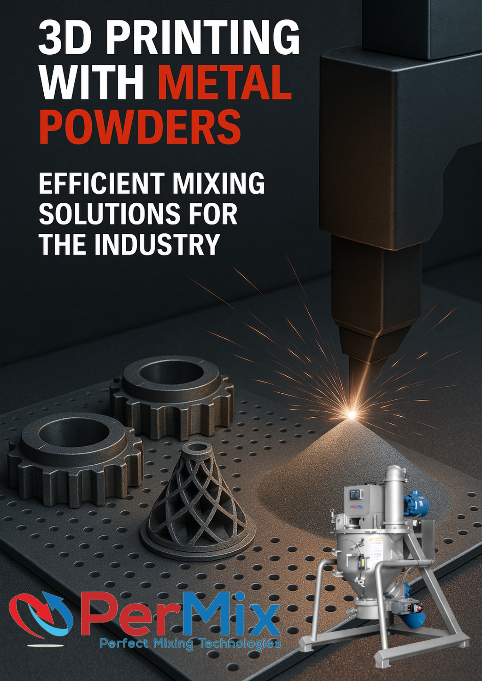 3D Metal Printing: Why PerMix Leads in Mixing Technology Of Metal Powders
