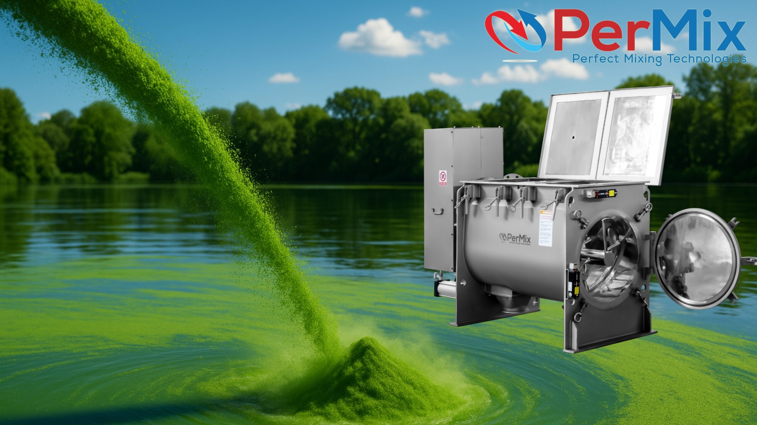 Algae Processing: From Pond To Powder PerMix Ribbon Mixers Perfect It