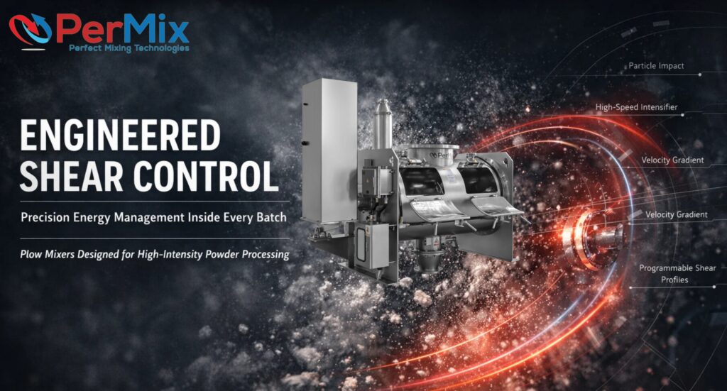 Controlling Shear In A Plow Mixer
