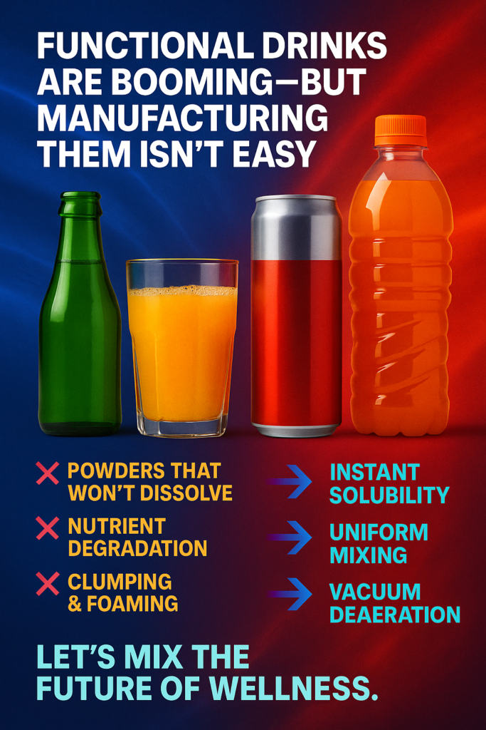 Functional Drinks Are Booming—But Manufacturing Them Isn’t Easy