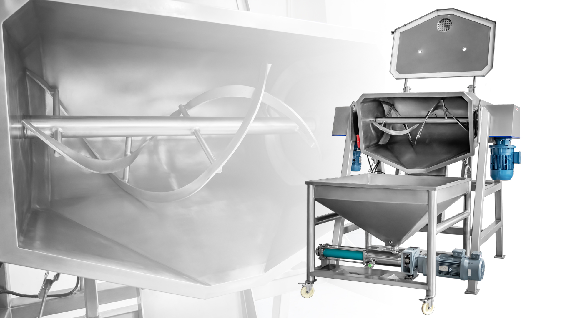 PerMix Tilting Ribbon Mixer For Salads, Pates, & Slaws