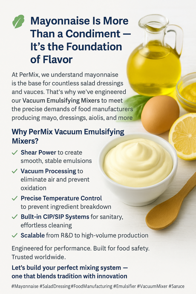 Mayonnaise: The Silent Workhorse Behind Dressings, Sauces & Spreads
