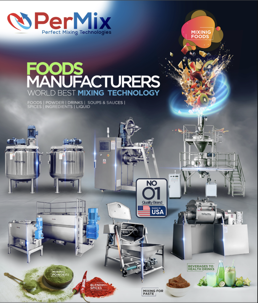 PerMix Mixers for the Food Manufacturing Industry